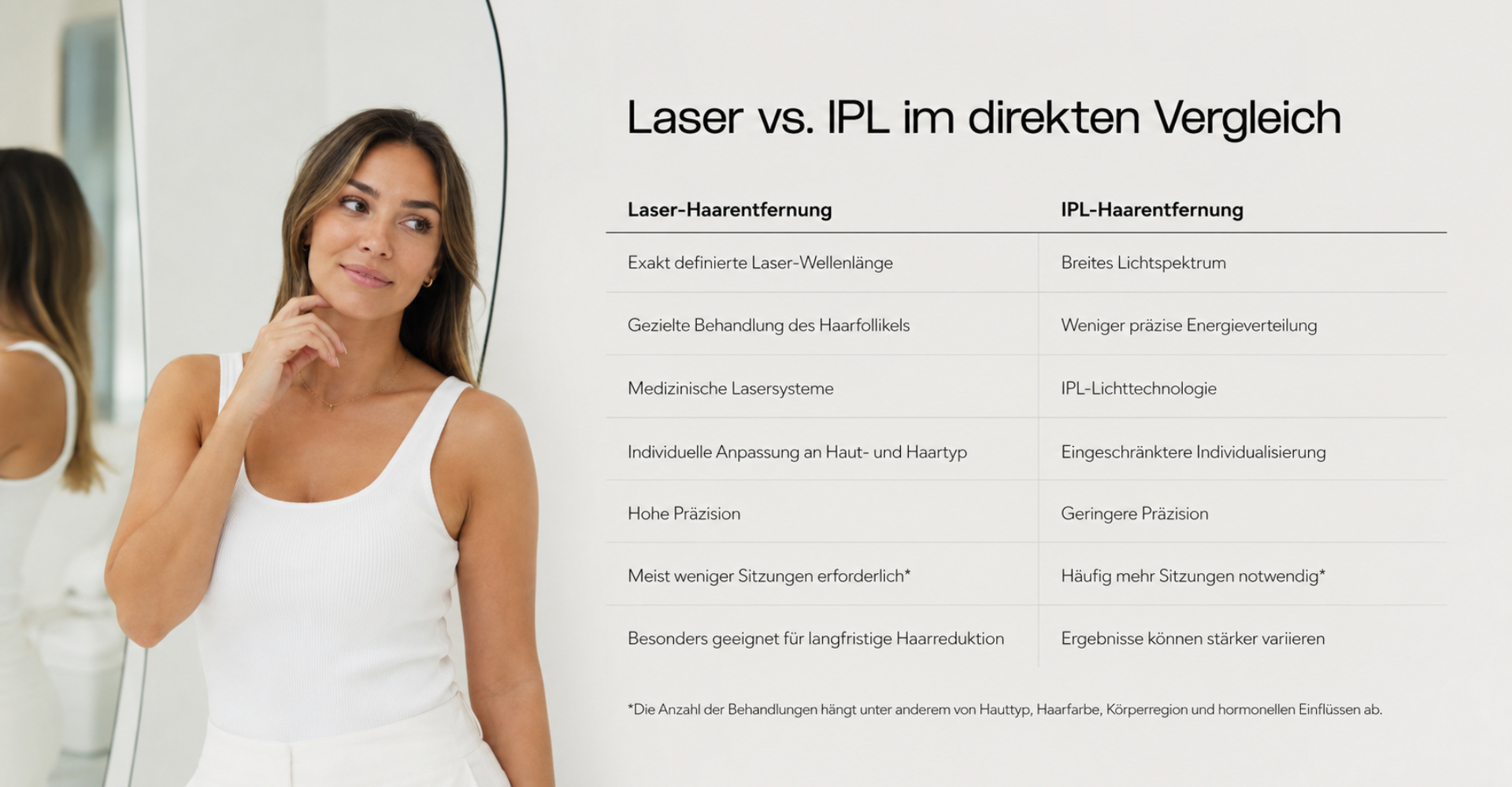 Laser vs. IPL im direkten Vergleich - Skin Atelier Kilchberg